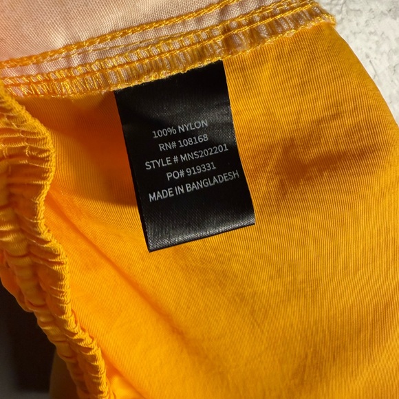 RSQ Bright Yellow Swim Trunks Size Large - Picture 6 of 6
